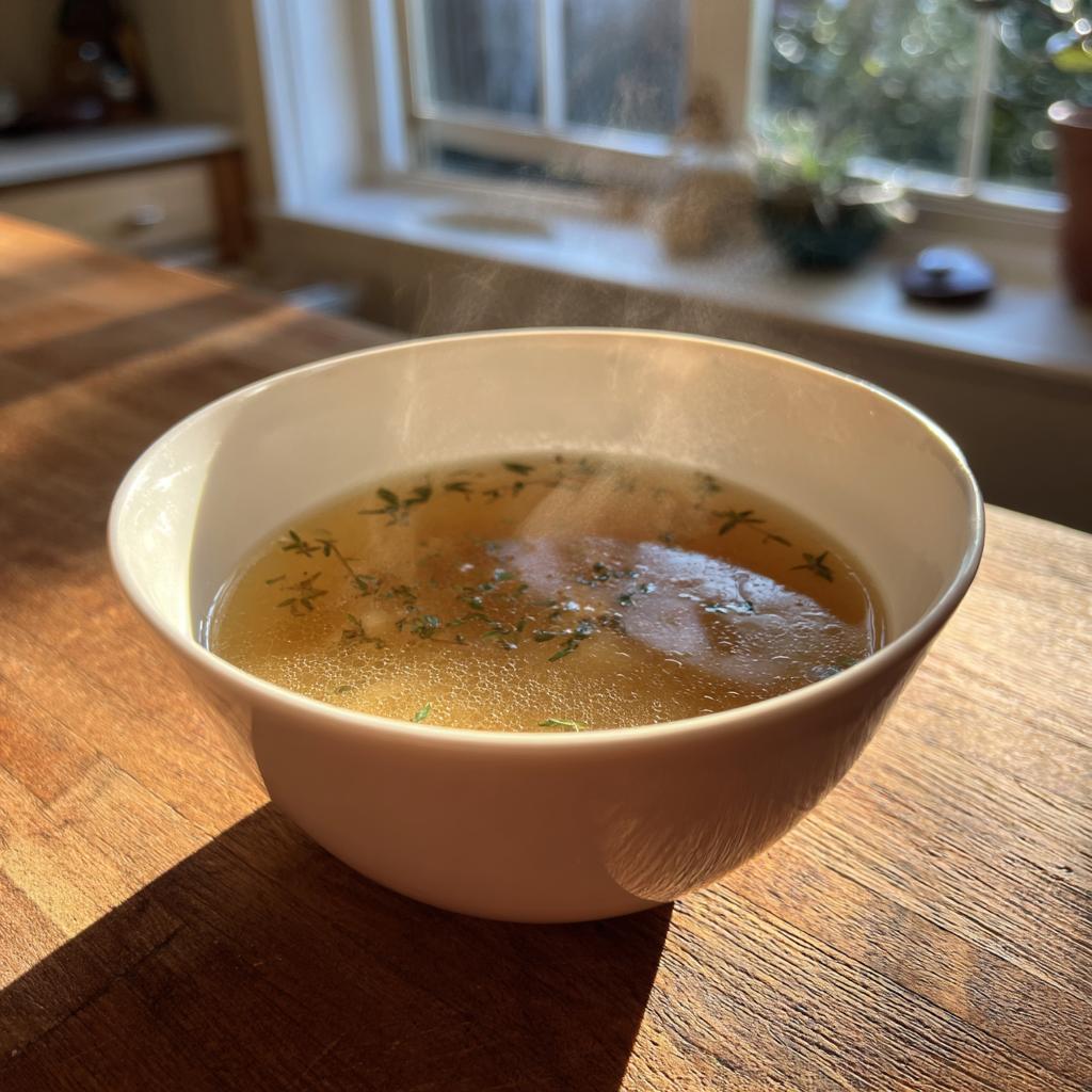 chicken stock - detail 1