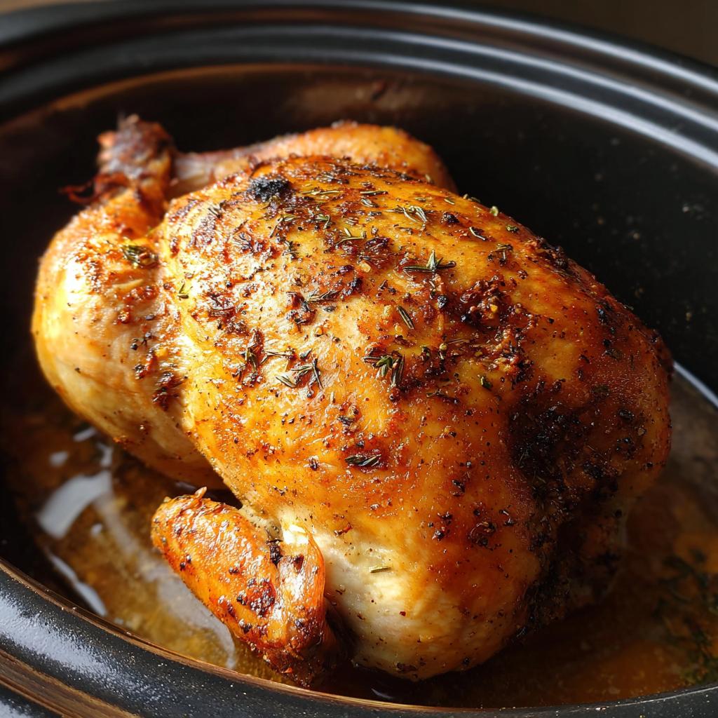 crockpot whole chicken