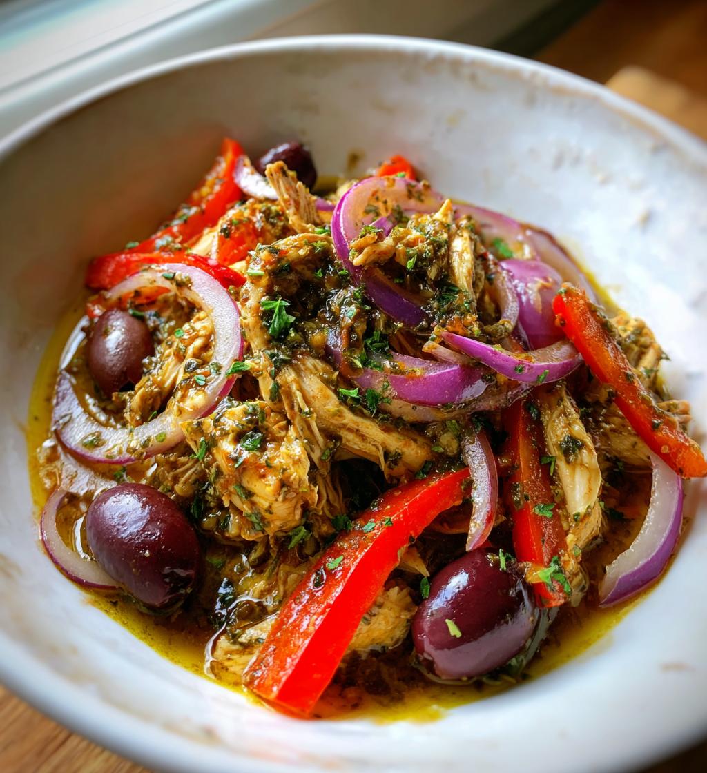 greek chicken slow cooker - detail 1