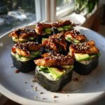 teriyaki chicken sushi rolls
