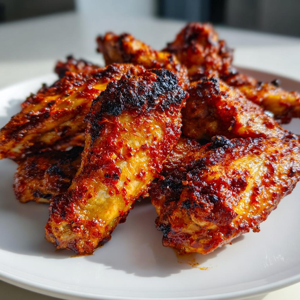 Air Fryer Harissa Chicken Wings - detail 1