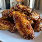 Air Fryer Maple Mustard Wings