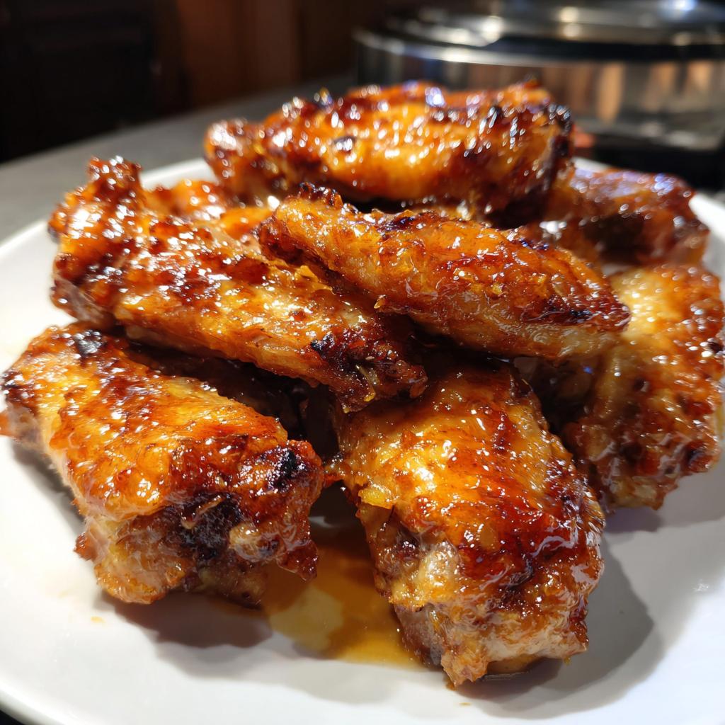 Air Fryer Pineapple Glazed Wings