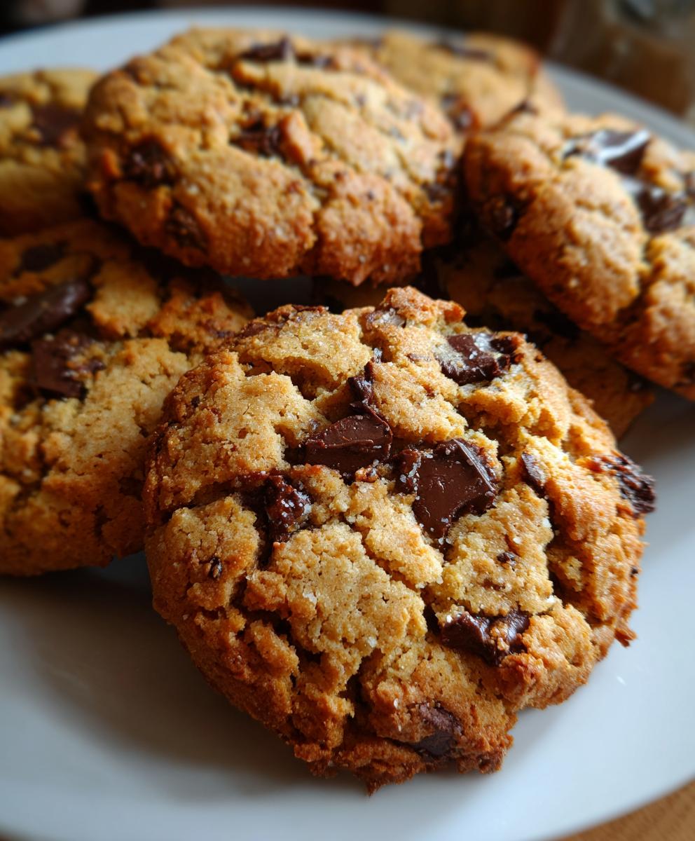 Almond Flour Chocolate Chip Cookies (Gluten-Free)