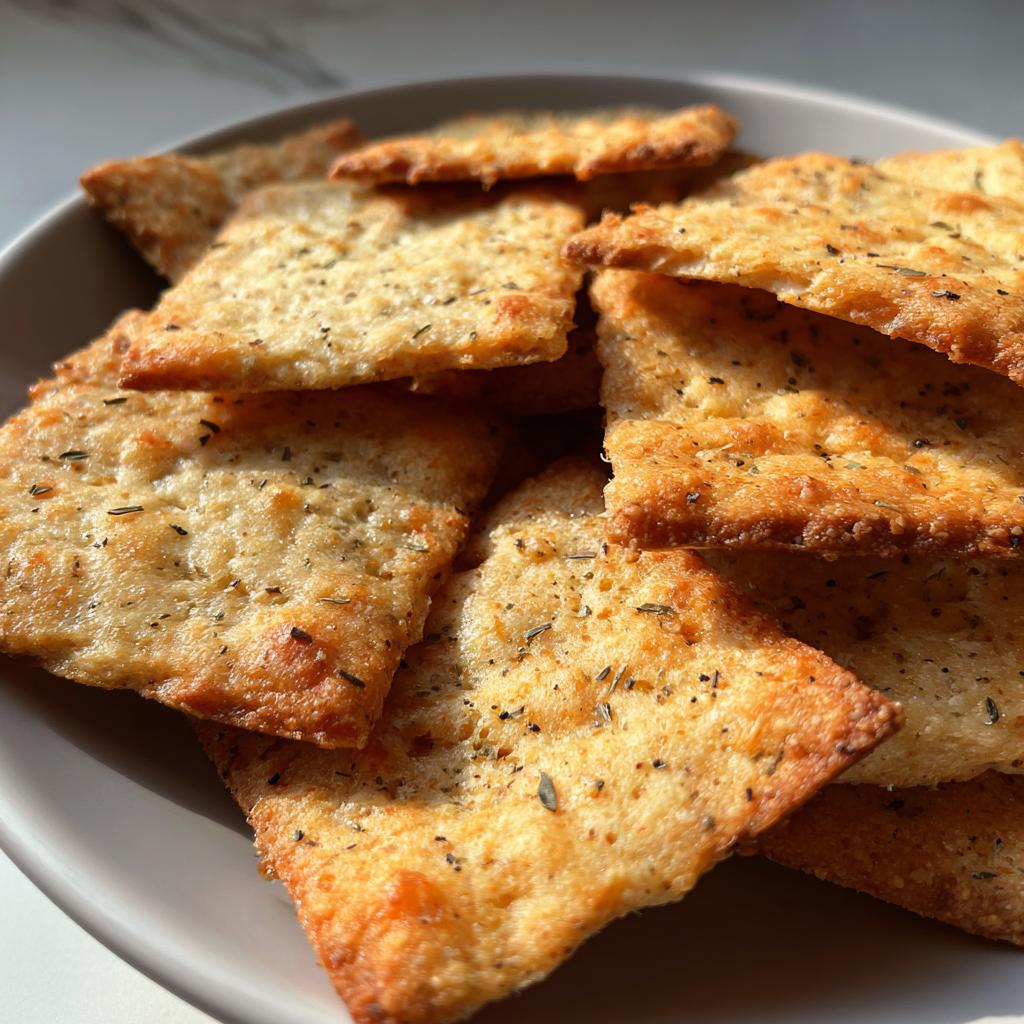 Almond Flour Crackers - detail 1