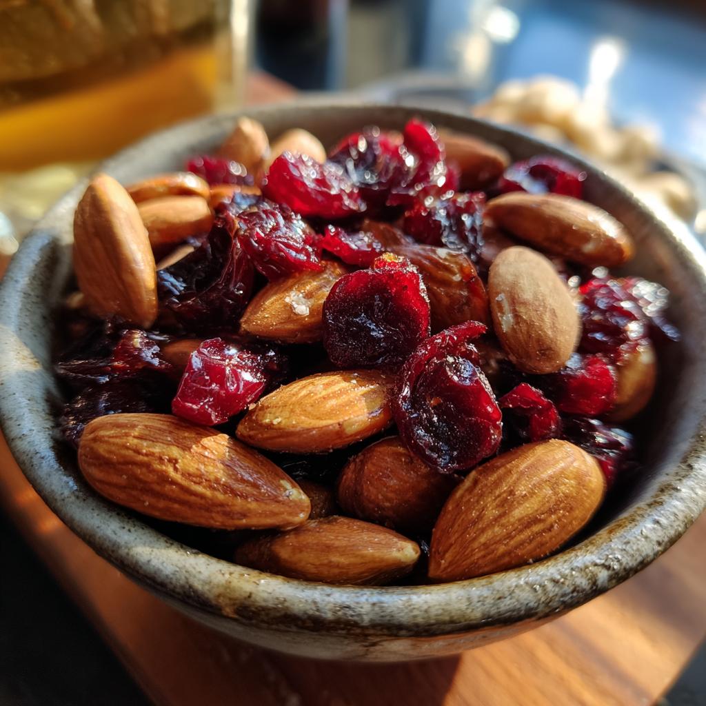 Almonds with Dried Cranberries - detail 1
