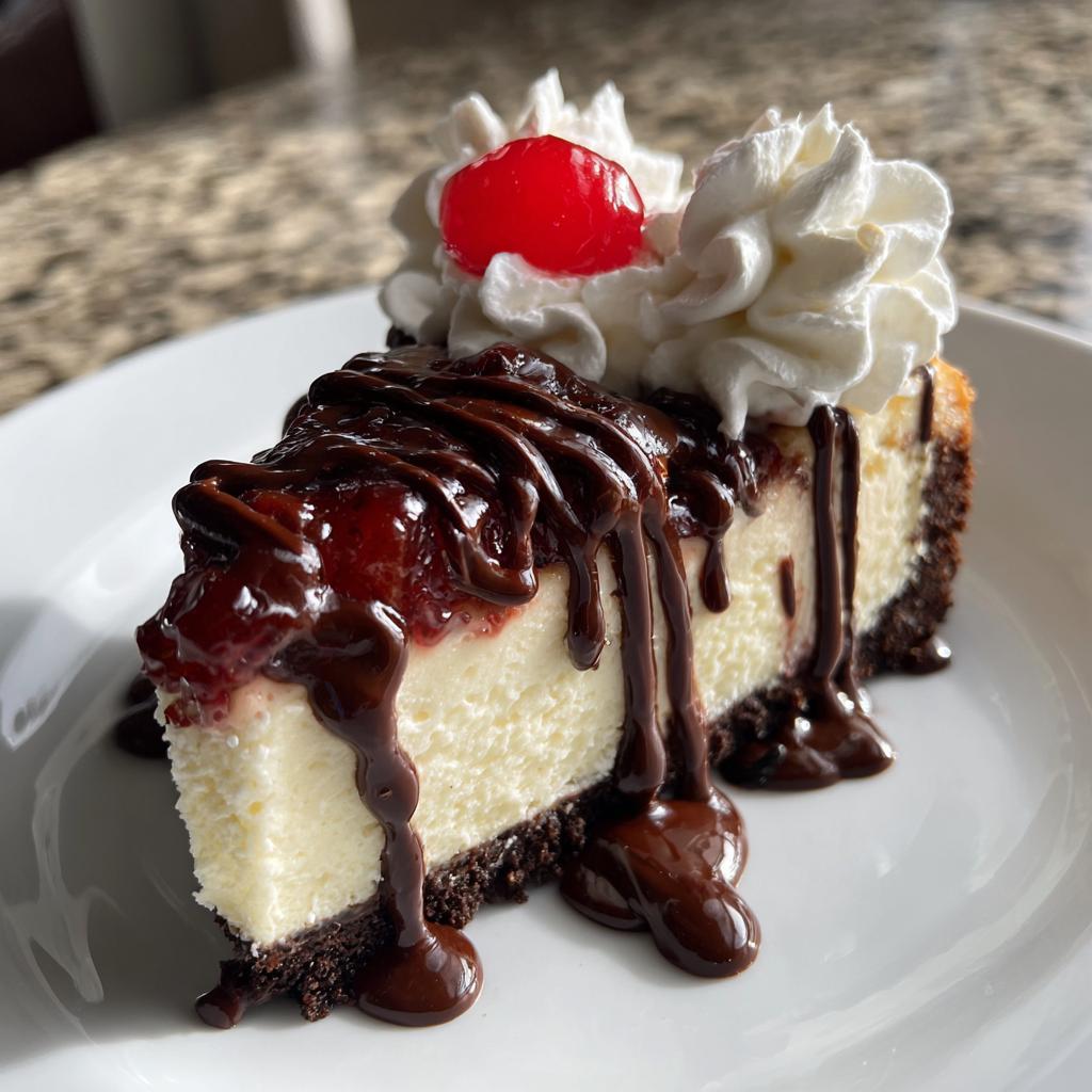 Black Forest Cheesecake - detail 1