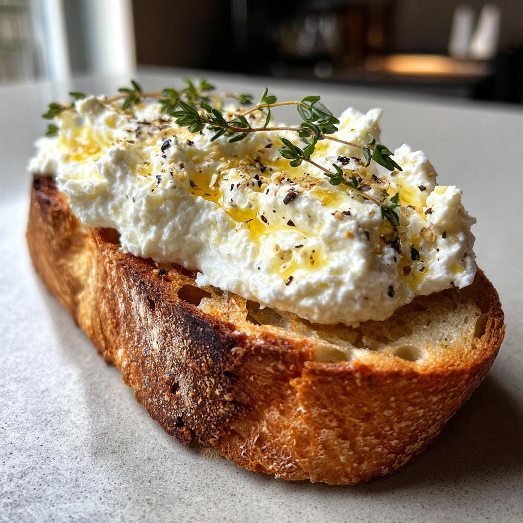 Bruschetta with Ricotta & Honey - detail 1