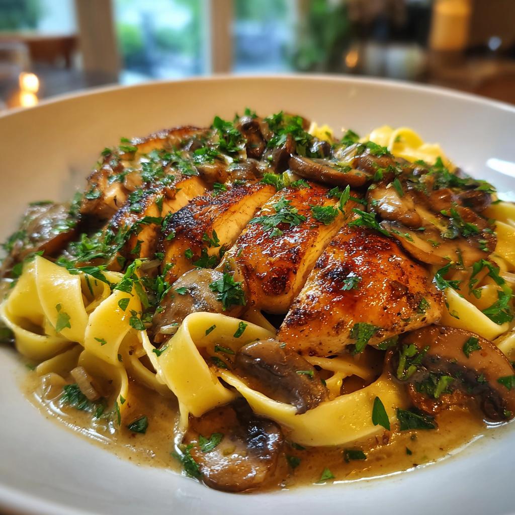 Chicken Marsala Pasta