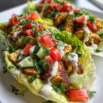 Chicken Shawarma Lettuce Wraps with Tahini Sauce