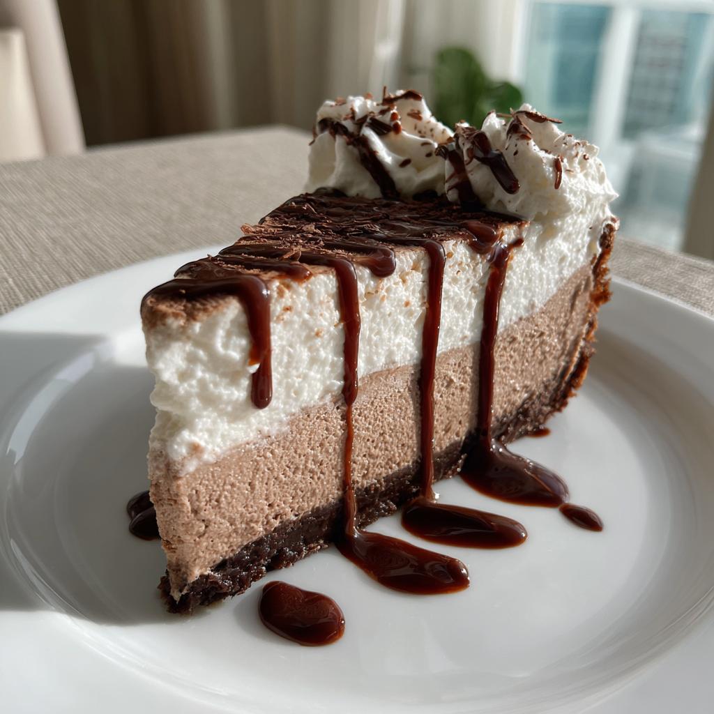 Chocolate Mousse Cheesecake - detail 1