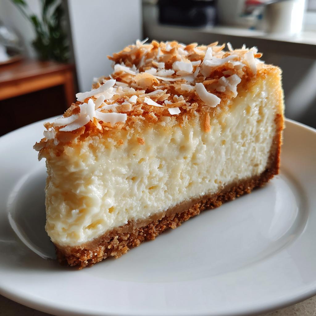 Coconut Cheesecake - detail 1