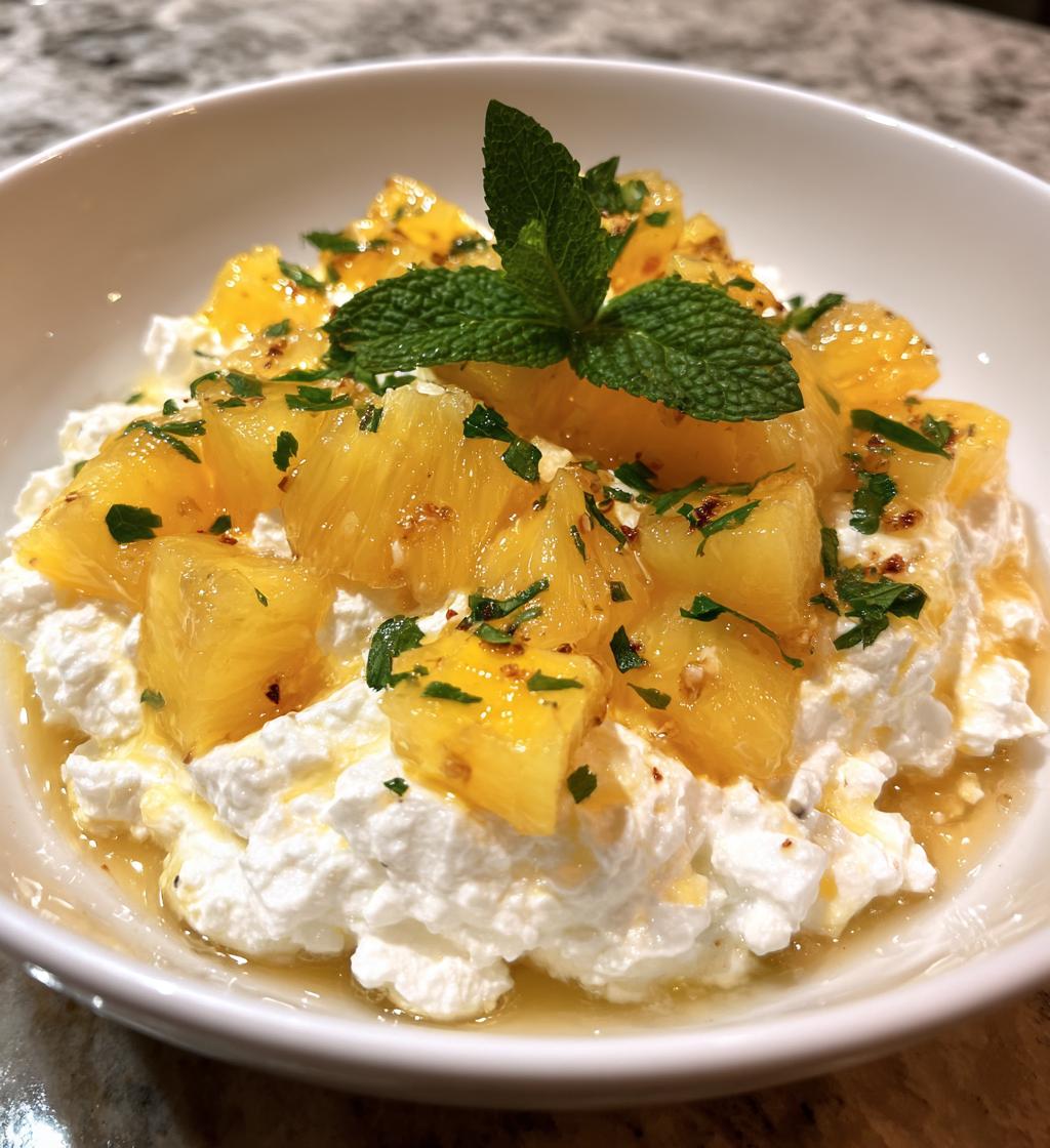 Cottage Cheese with Pineapple