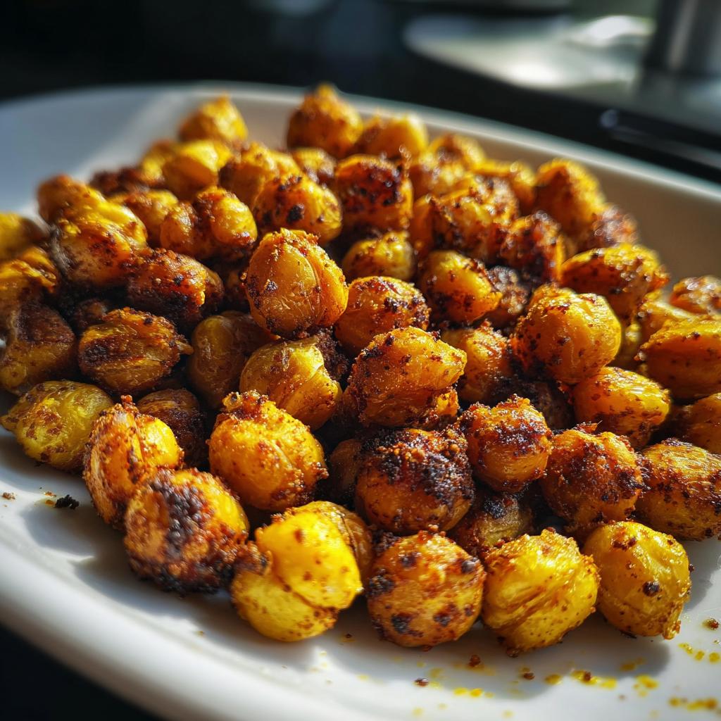 Curry-Spiced Roasted Chickpeas - detail 1
