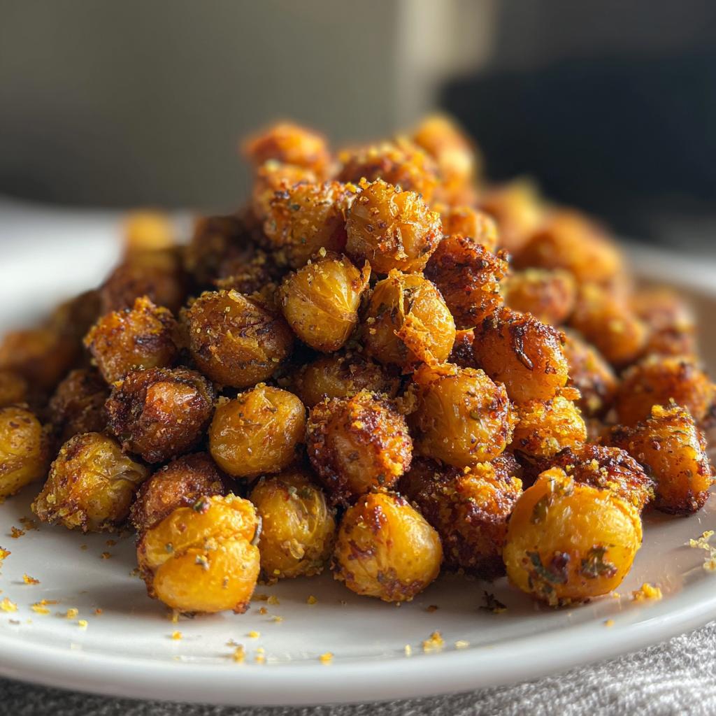 Curry-Spiced Roasted Chickpeas