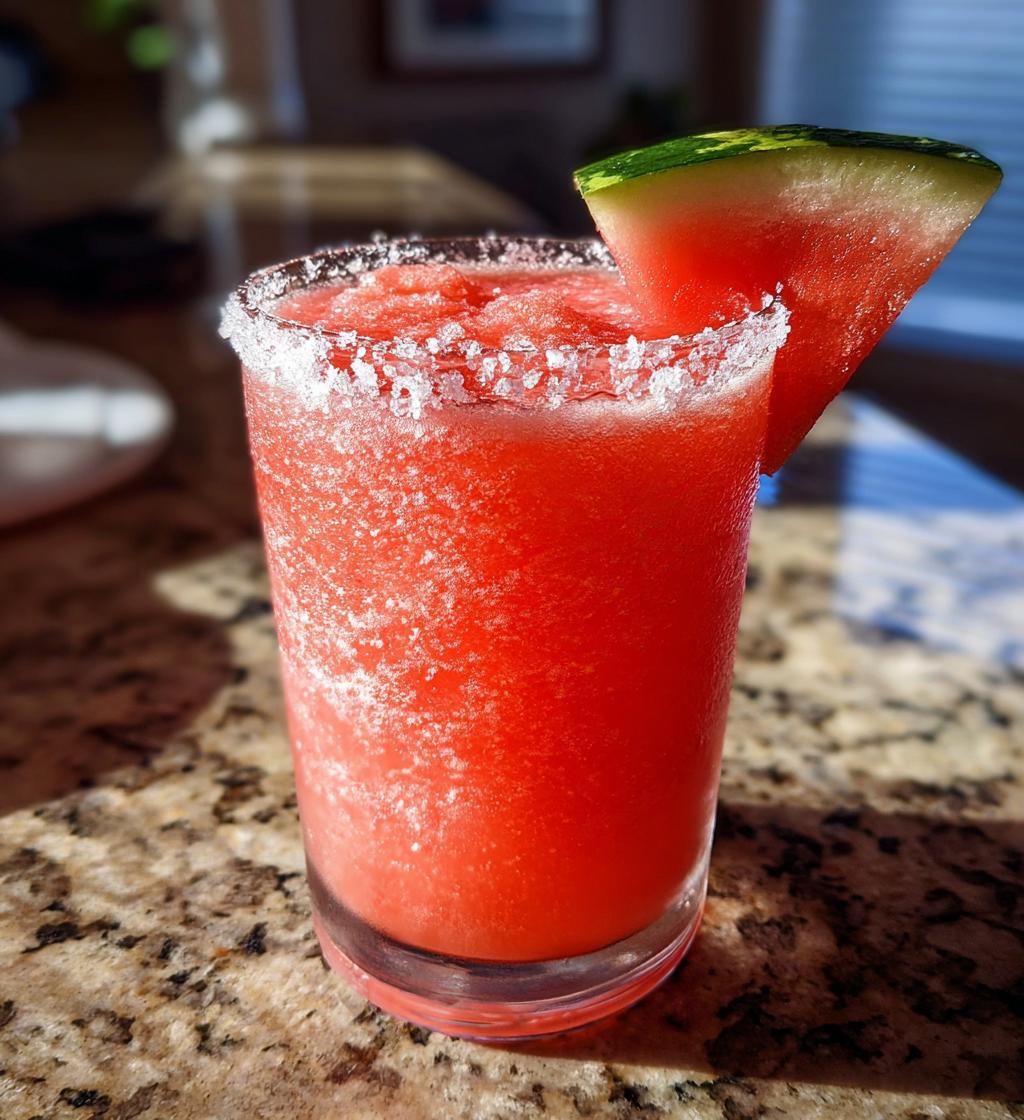 Frozen Watermelon Margarita
