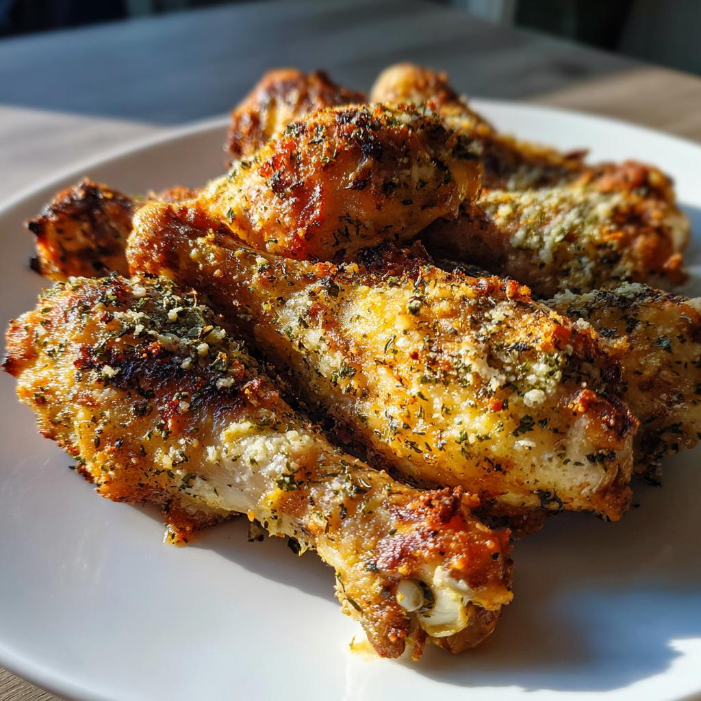 Garlic Parmesan Air Fryer Chicken Drumsticks - detail 1