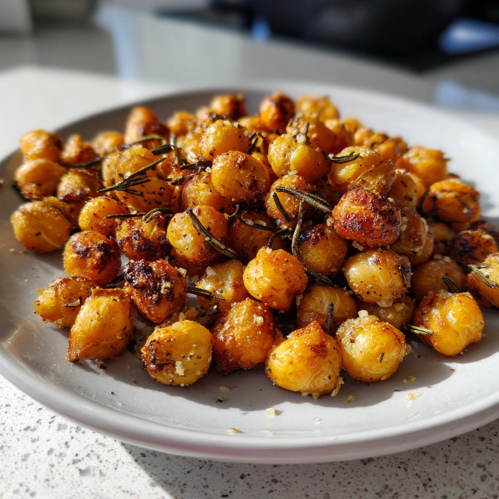 Garlic and Rosemary Chickpea Crisps