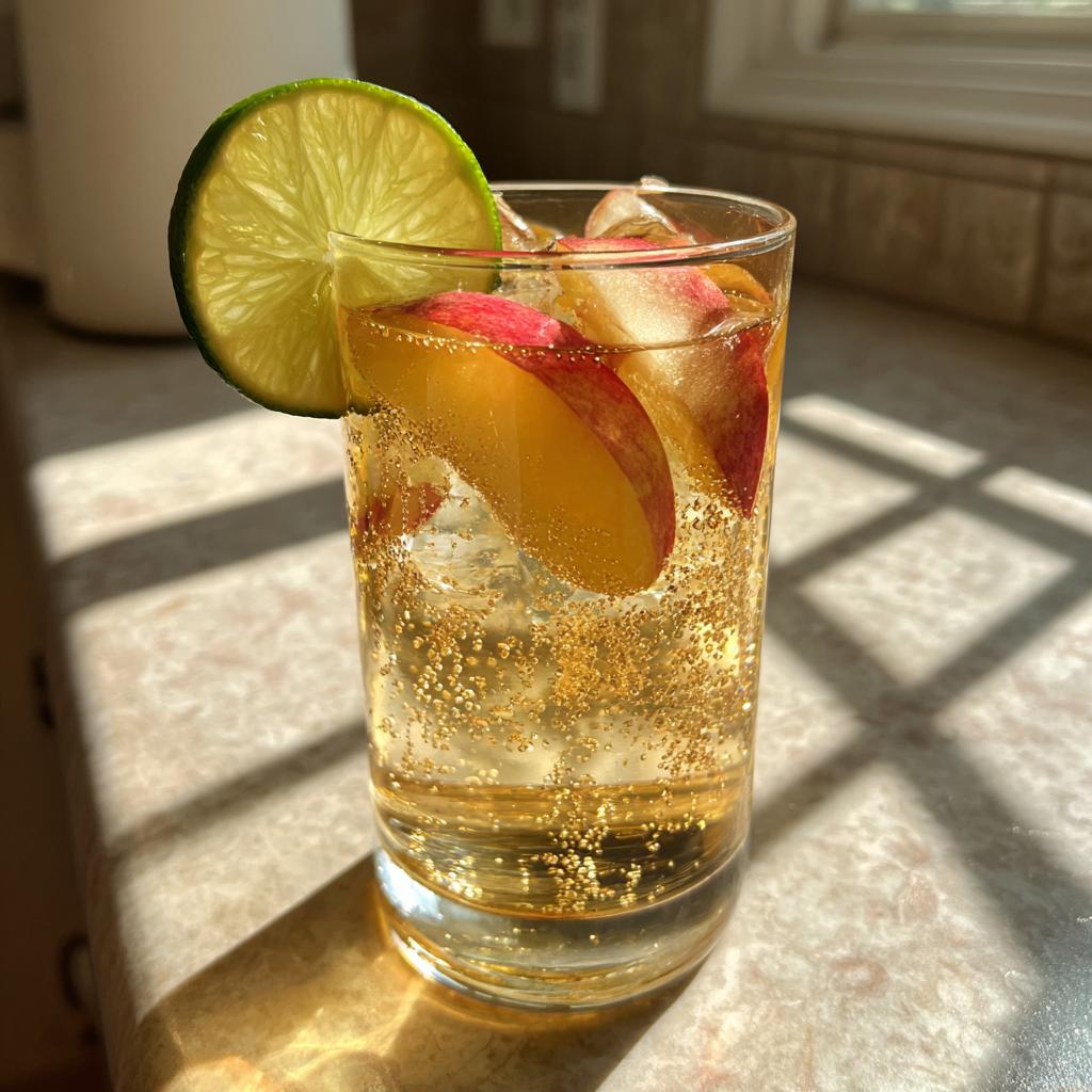 Ginger Peach Fizz - detail 1