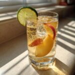 Ginger Peach Fizz