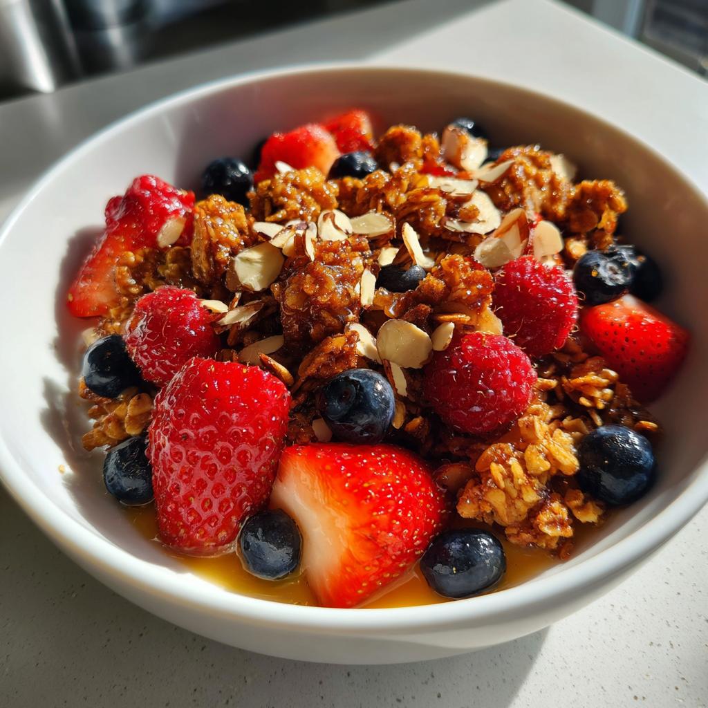 Granola with Fresh Berries - detail 1