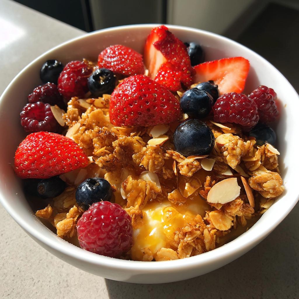 Granola with Fresh Berries