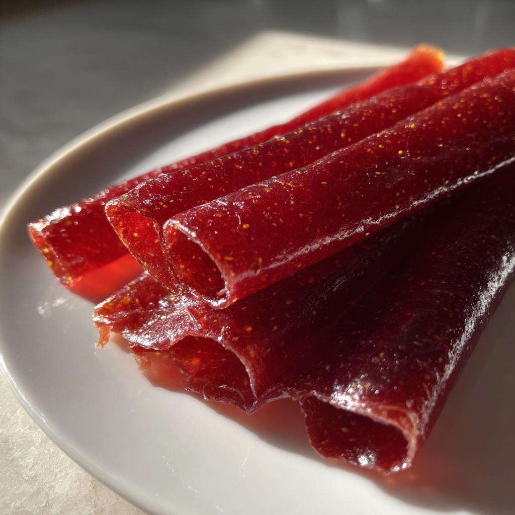 Homemade Fruit Leather - detail 1