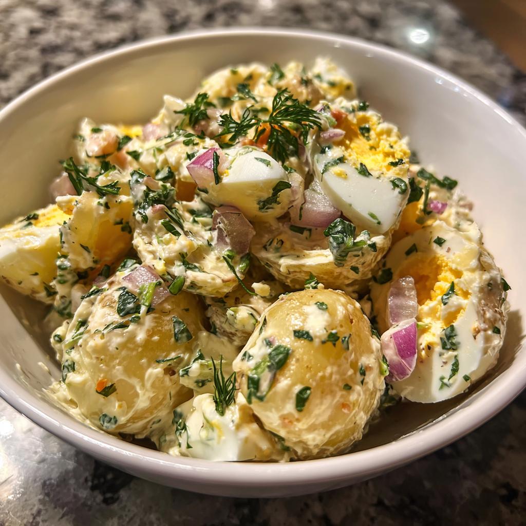 Julia Child's Potato Salad - detail 1