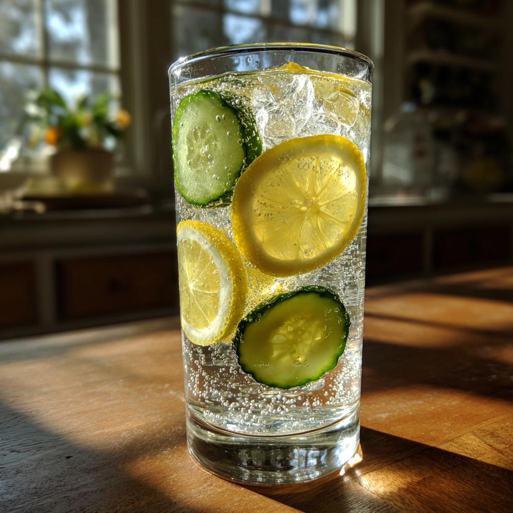 Lemon Cucumber Sparkling Water - detail 1