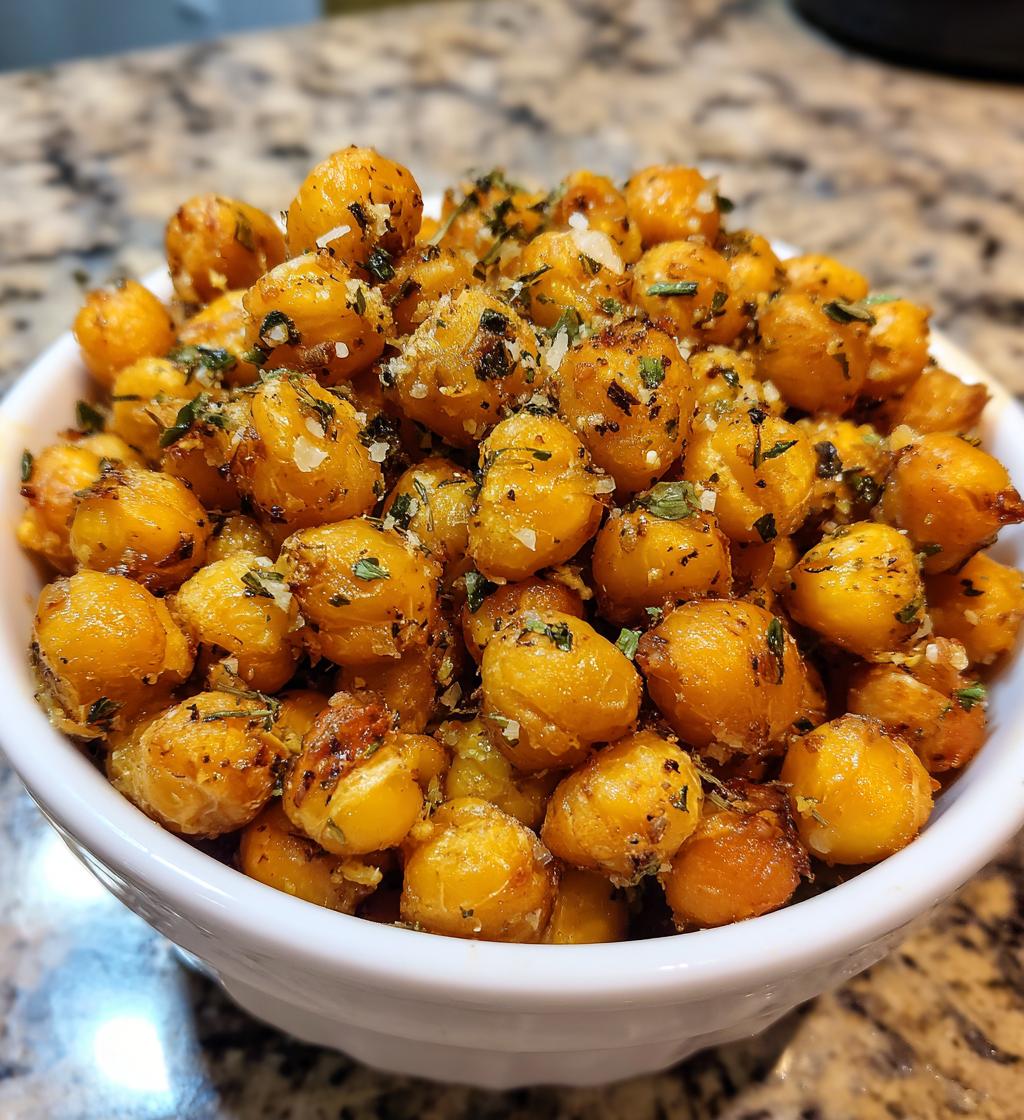 Lemon Herb Crunchy Chickpeas - detail 1