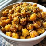 Lemon Herb Crunchy Chickpeas