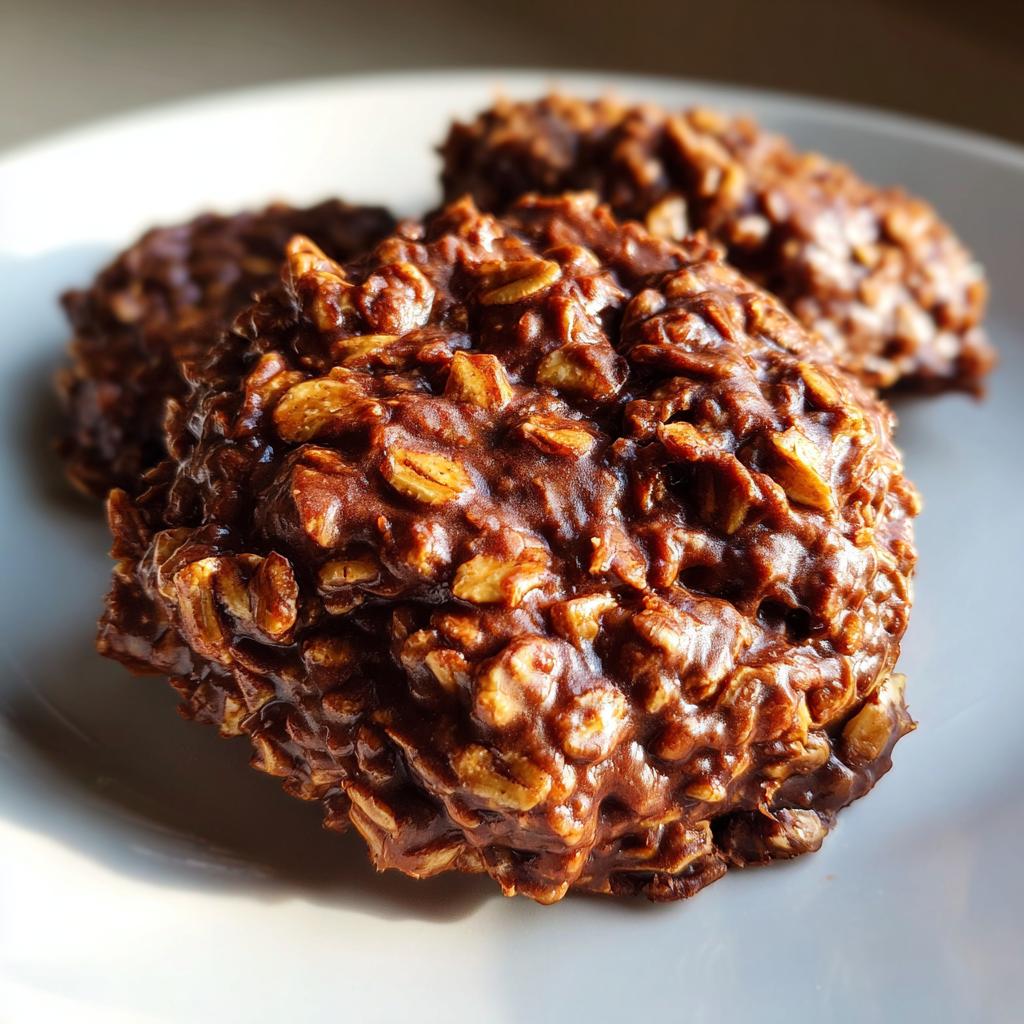 No-Bake Chocolate Oatmeal Cookies - detail 1