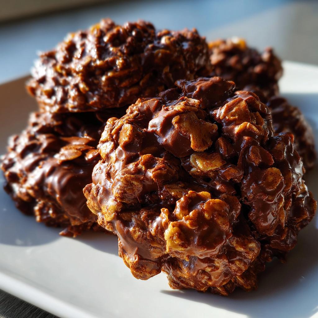 No-Bake Chocolate Oatmeal Cookies