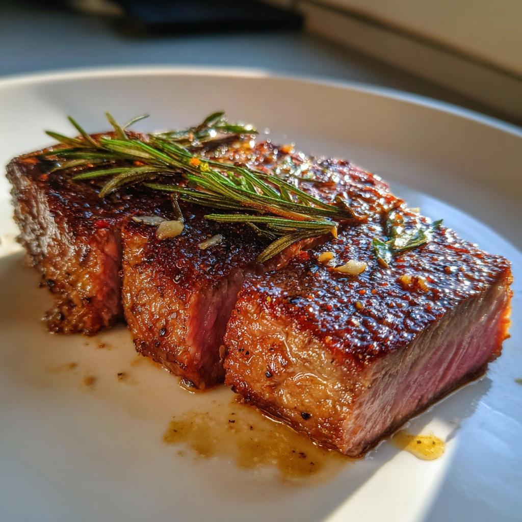 Reverse-Seared Steak - detail 1