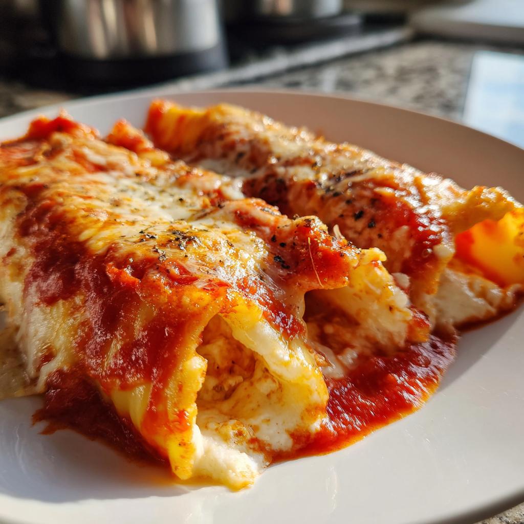 Stuffed Manicotti with Marinara - detail 1