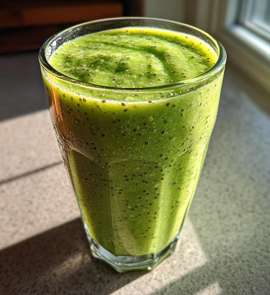 Tropical Green Smoothie - detail 1