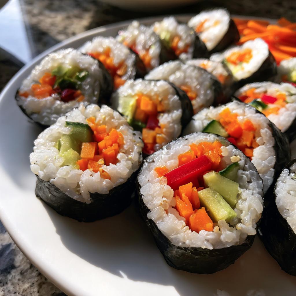 Veggie Sushi Rolls - detail 1