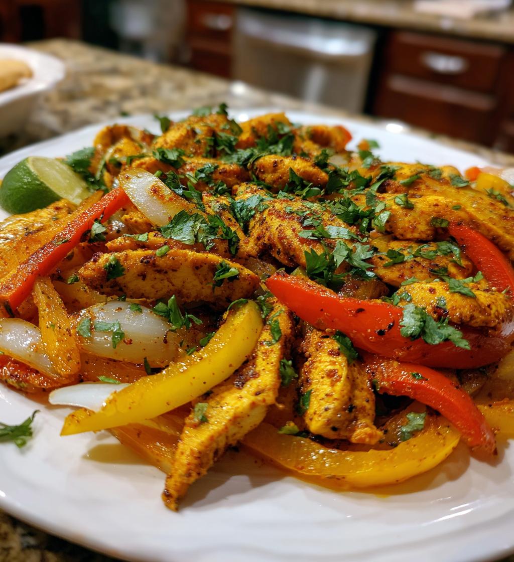 air fryer fajitas chicken