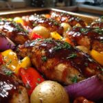 bbq chicken sheet pan