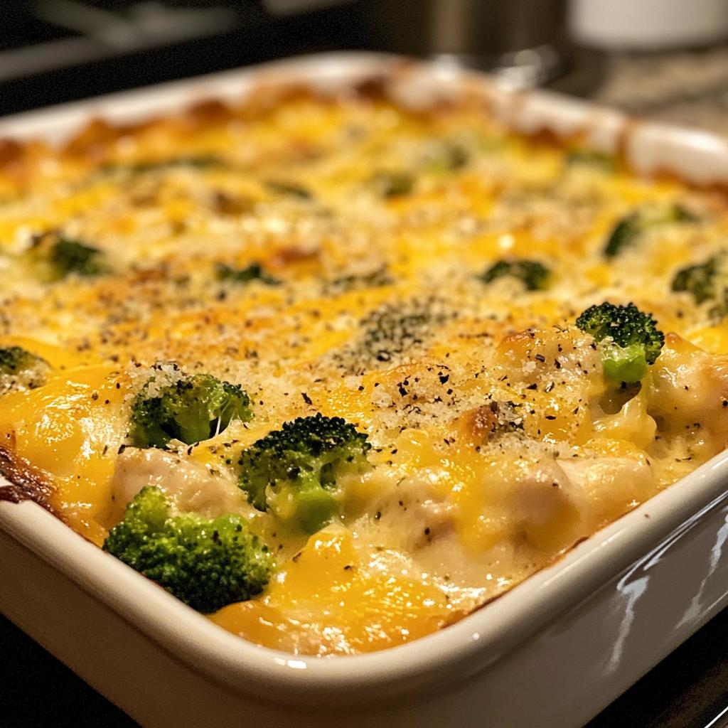 broccoli chicken bake - detail 1