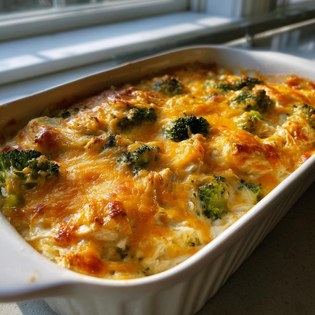 broccoli chicken casserole keto - detail 1