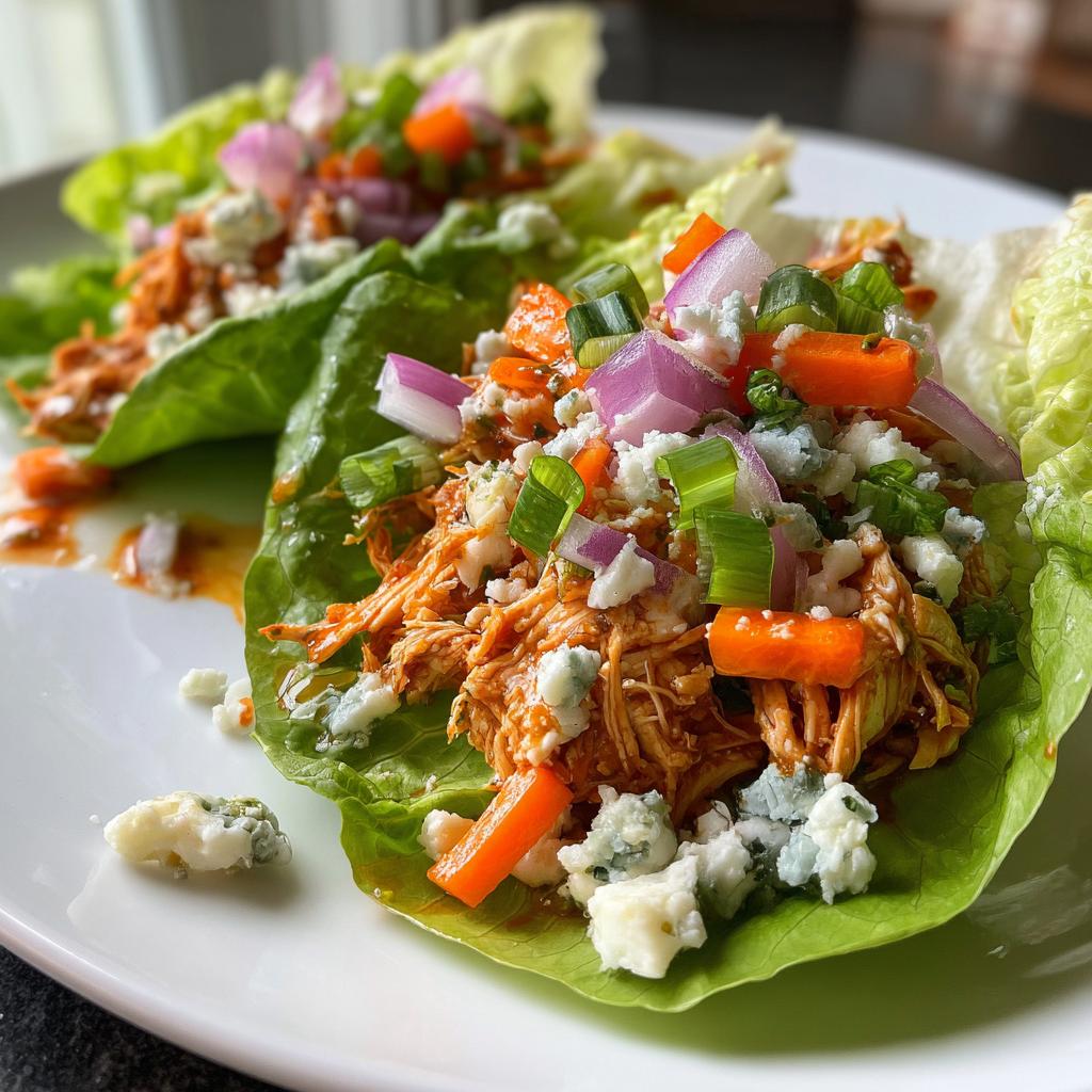 buffalo chicken lettuce wraps healthy