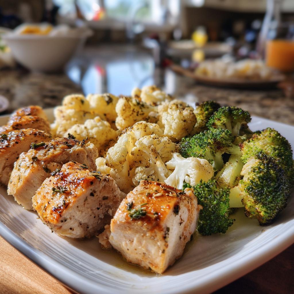 chicken cauliflower and broccoli recipes - detail 1