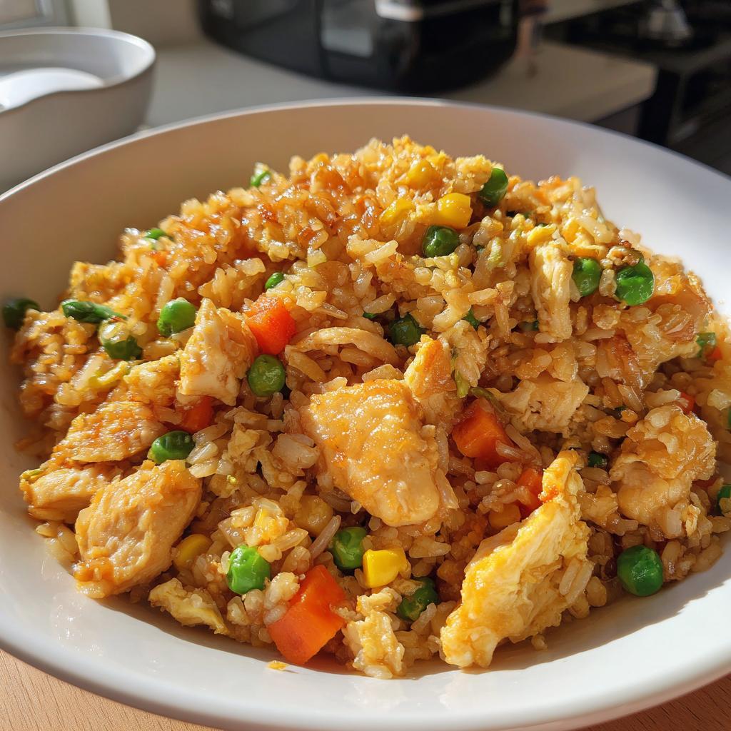 chicken fried rice blackstone