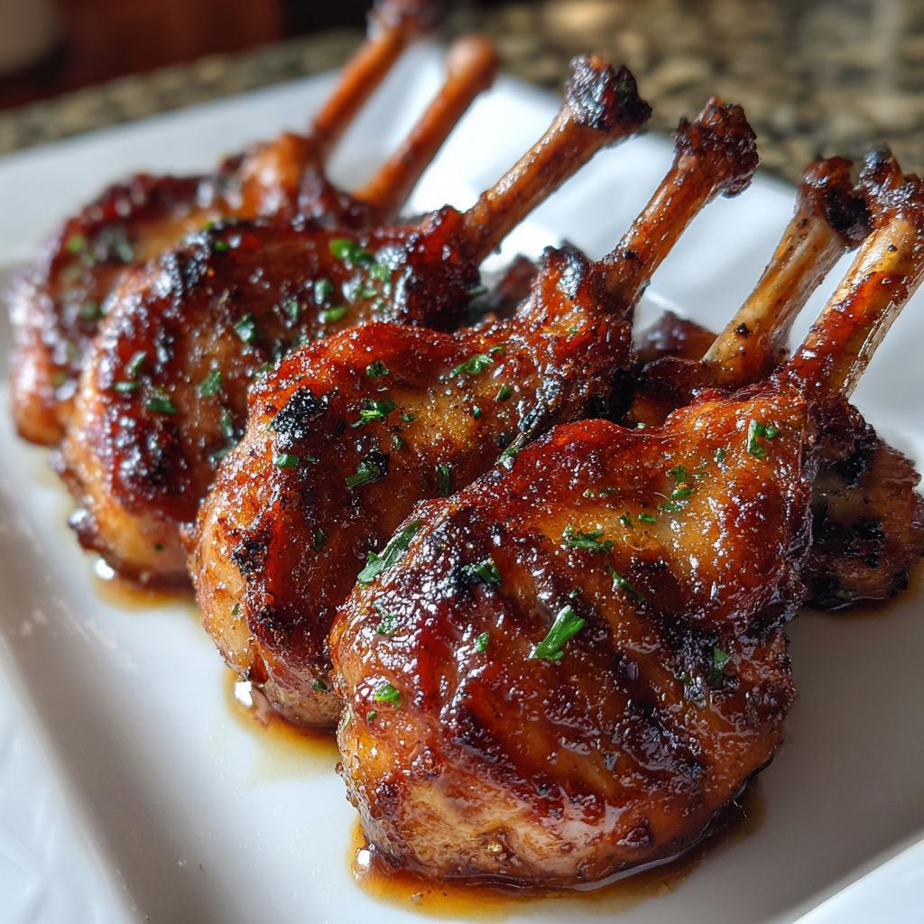 chicken lollipops - detail 1