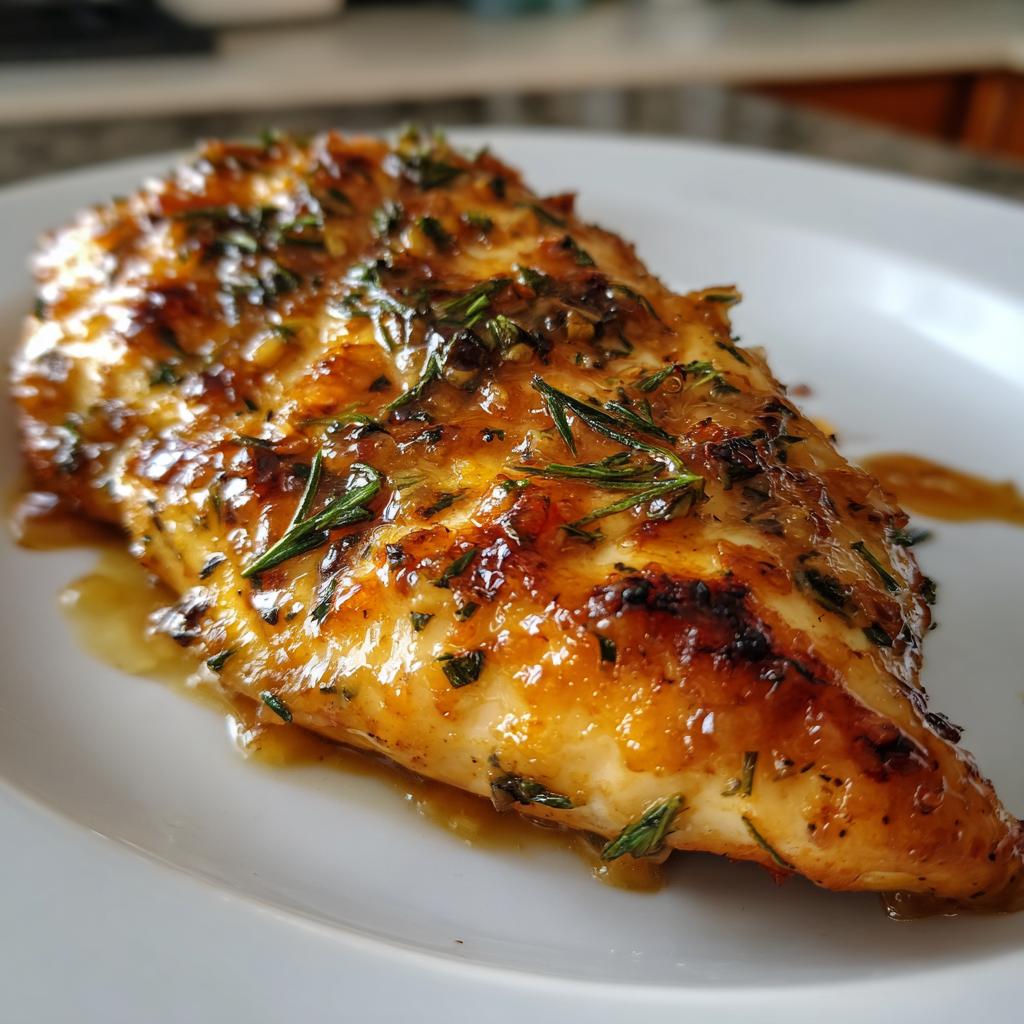 chicken mustard honey - detail 1