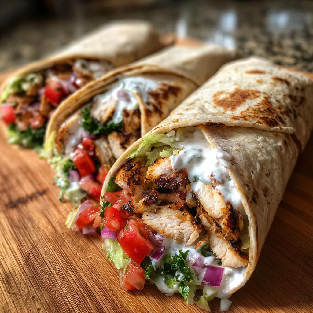 chicken wraps healthy - detail 1