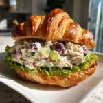 croissant chicken salad sandwich