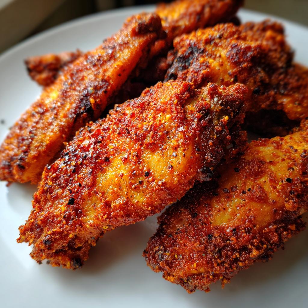 dry chicken wing rub - detail 1