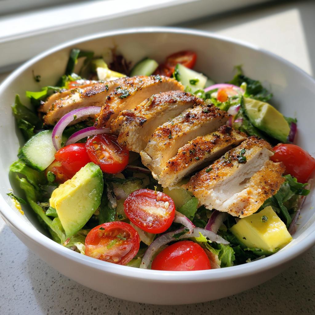 healthy salad recipes with chicken